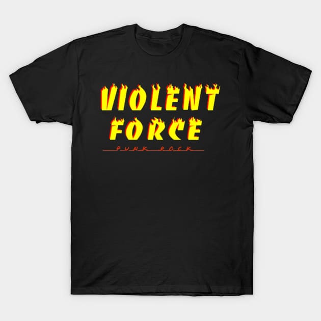 VIOLENT FORCE - PUNK ROCK- T-Shirt by Immortal1998